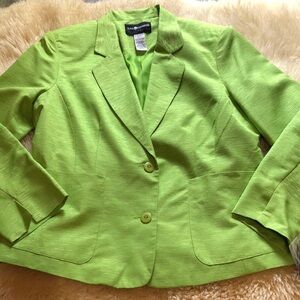 Lime green jacket size 10P